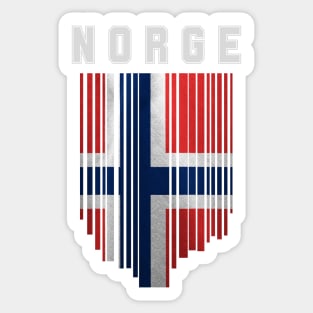 Norway flag, norwegian flag Sticker